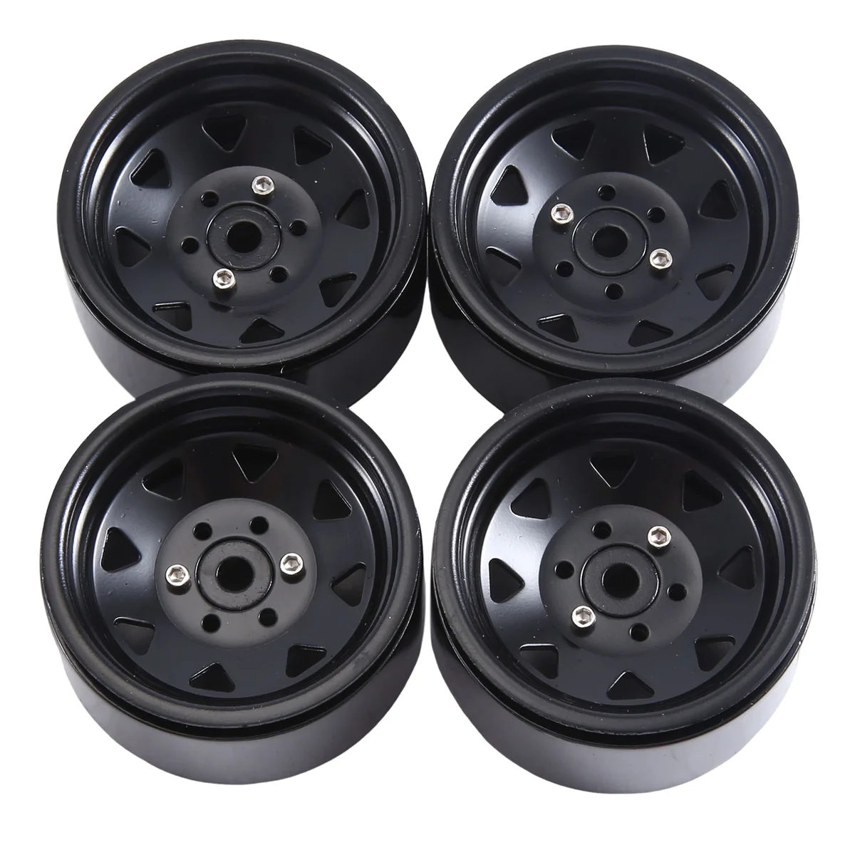 AAM-4PCS 1.9Inch Metal Beadlock Wheel Hub Rim for 1/10 RC Crawler Car TRX4 Axial SCX10 90046 AXI03007 RedCat Gen8,Black 8
AAM-4PCS 1.9Inch Metal Beadlock Wheel Hub Rim for 1/10 RC Crawler Car TRX4 Axial SCX10 90046 AXI03007 RedCat Gen8,Black 8