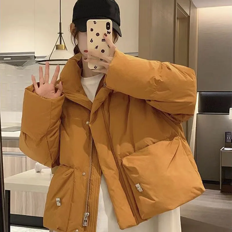 Winter Women's Parkas Fashion Tide Loose Fluffy Oversized Down Jacket New Long Sleeve Warm Coats
Winter Women's Parkas Fashion Tide Loose Fluffy Oversized Down Jacket New Long Sleeve Warm Coats