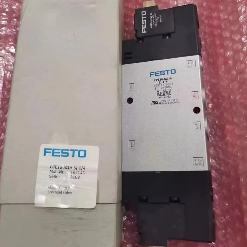 Parts for Festo FESTO Solenoid Valve CPE18-M1H-5J-1/4 163143
Parts for Festo FESTO Solenoid Valve CPE18-M1H-5J-1/4 163143