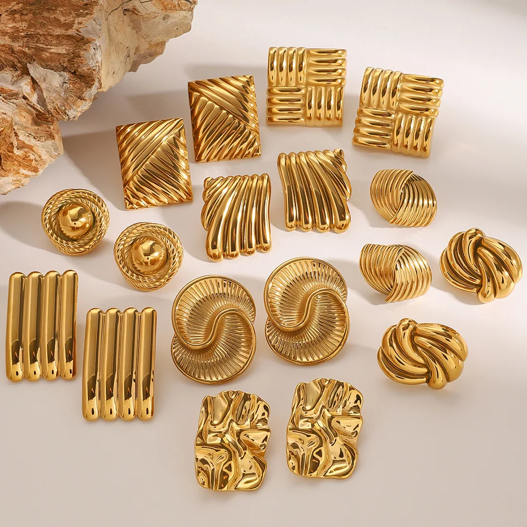 1 Pair of Europe and The United States Senior Sense of Stainless Steel Geometric Earrings Women's Jewelry Earrings Wholesale
1 Pair of Europe and The United States Senior Sense of Stainless Steel Geometric Earrings Women's Jewelry Earrings Wholesale