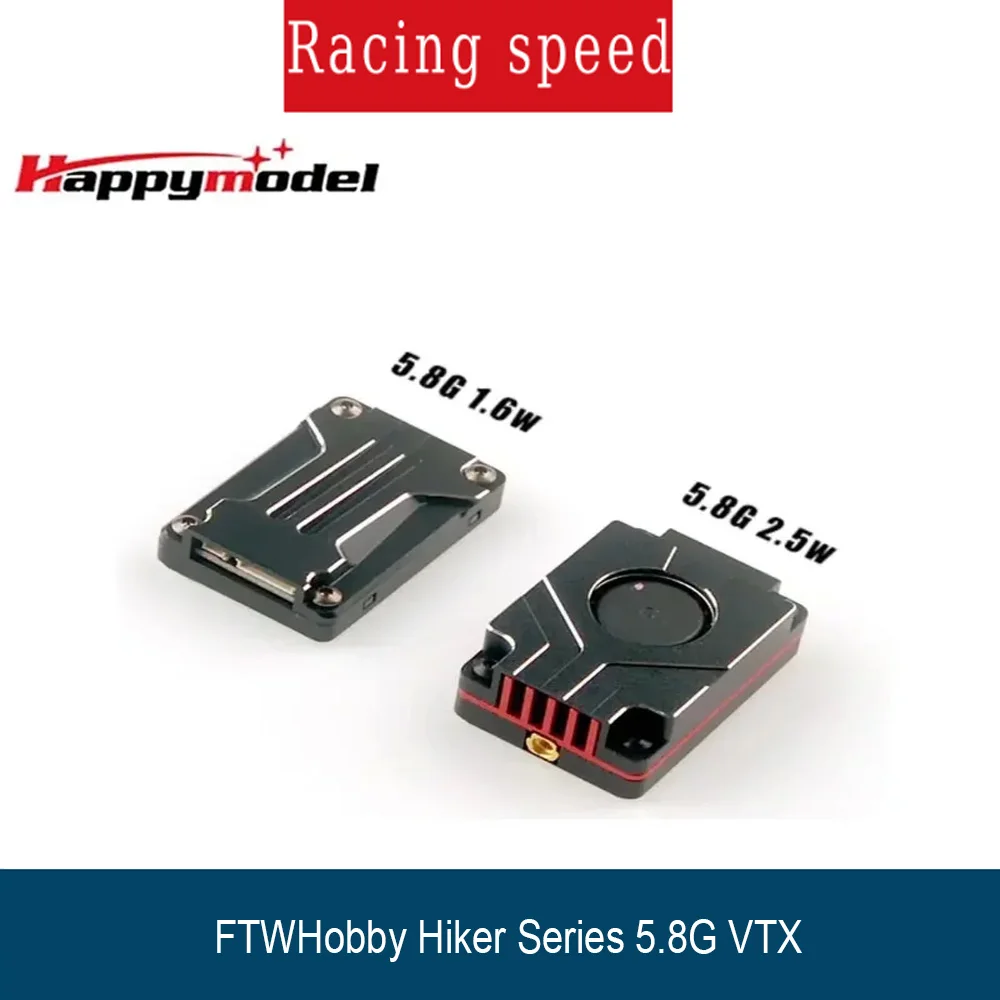 HappyModel Hiker 1.6W/2.5W 5.8ГГц VTX, 48 каналов, регулируемая мощность 25-2500мВт, SmartAudio, 7-36В, крепление 30.5мм для FPV-дронов дальнего радиуса действия
HappyModel Hiker 1.6W/2.5W 5.8ГГц VTX, 48 каналов, регулируемая мощность 25-2500мВт, SmartAudio, 7-36В, крепление 30.5мм для FPV-дронов дальнего радиуса действия