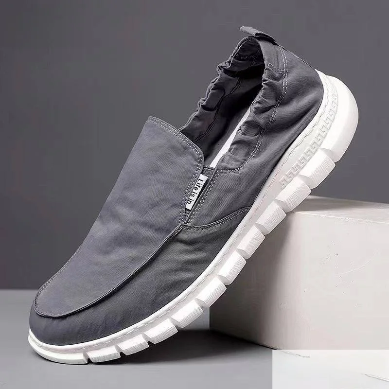 Comfortable Breathable Men's Slip-On Canvas Shoes Spring Summer New Style Ice Silk Mesh Single Shoes Fashionable Casual Loafers
Comfortable Breathable Men's Slip-On Canvas Shoes Spring Summer New Style Ice Silk Mesh Single Shoes Fashionable Casual Loafers