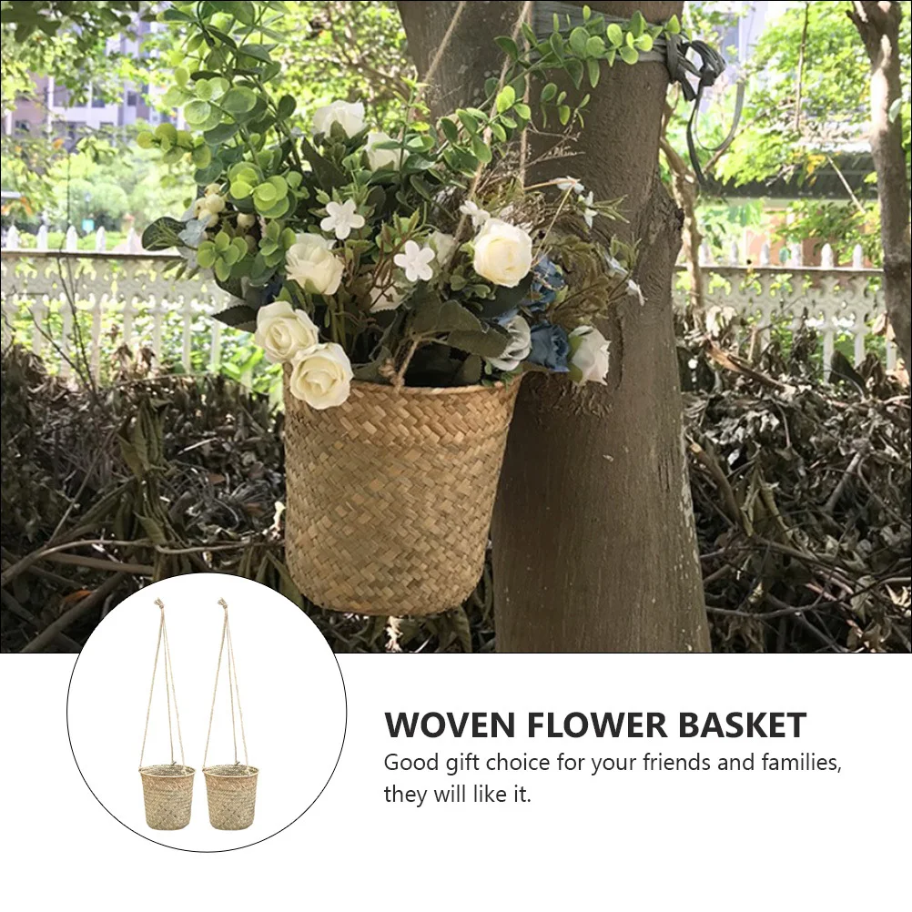2Pcs Rattan Flower Basket Woven Straw Flower Container Hand-Woven Arrangement Vase for Home Decor Natural Long-Lasting Weaving
2Pcs Rattan Flower Basket Woven Straw Flower Container Hand-Woven Arrangement Vase for Home Decor Natural Long-Lasting Weaving