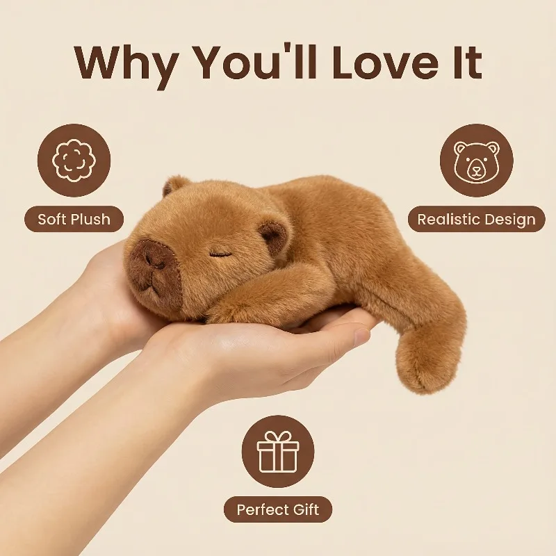 Papa Palm Treasure Series Plush Toy, Capybara Plush, Children's Gift, Birthday Gift, Holiday Gift, Plush Figures, Plush Doll
Papa Palm Treasure Series Plush Toy, Capybara Plush, Children's Gift, Birthday Gift, Holiday Gift, Plush Figures, Plush Doll