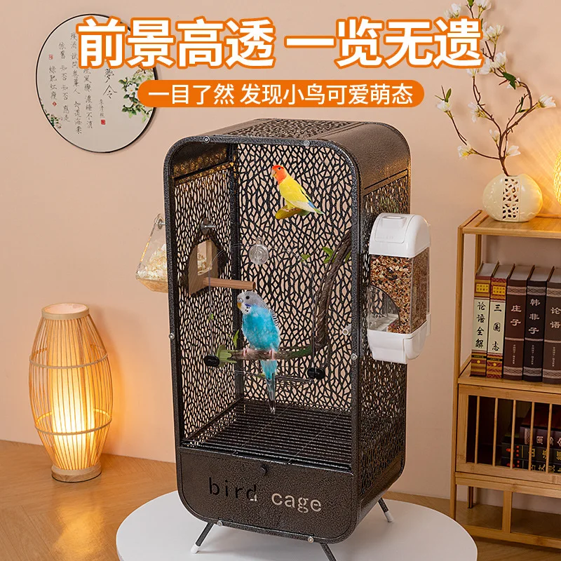 Large Multi-Tier Metal Bird Cage for Parrots with Horizontal Bars Breeding Cage for Cockatiels Iron Wire Mesh Cage for Home
Large Multi-Tier Metal Bird Cage for Parrots with Horizontal Bars Breeding Cage for Cockatiels Iron Wire Mesh Cage for Home