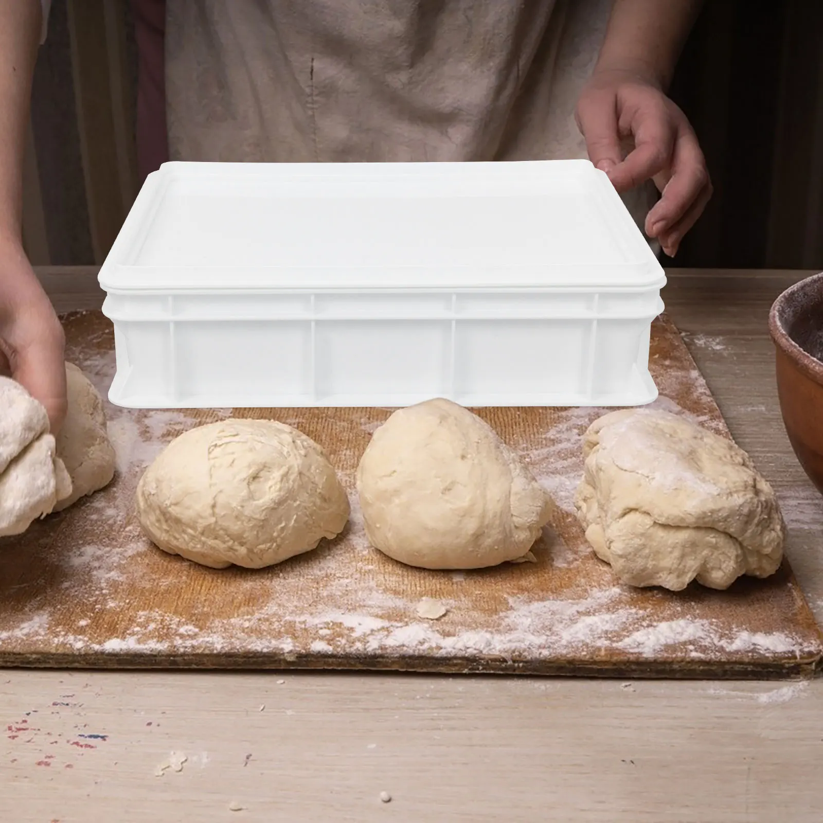 Pizza Making Accessories Proofing Tray Fermentation Vessel Bakery Equipment Food Storage Container Plastic Keeper
Pizza Making Accessories Proofing Tray Fermentation Vessel Bakery Equipment Food Storage Container Plastic Keeper