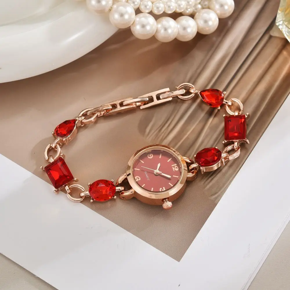 Retro Women's Bracelet Watch Elegant Bracelet Type Ladies Business Watches Waterproof Crystal Rhinestone Quartz Watch Daily Use
Retro Women's Bracelet Watch Elegant Bracelet Type Ladies Business Watches Waterproof Crystal Rhinestone Quartz Watch Daily Use