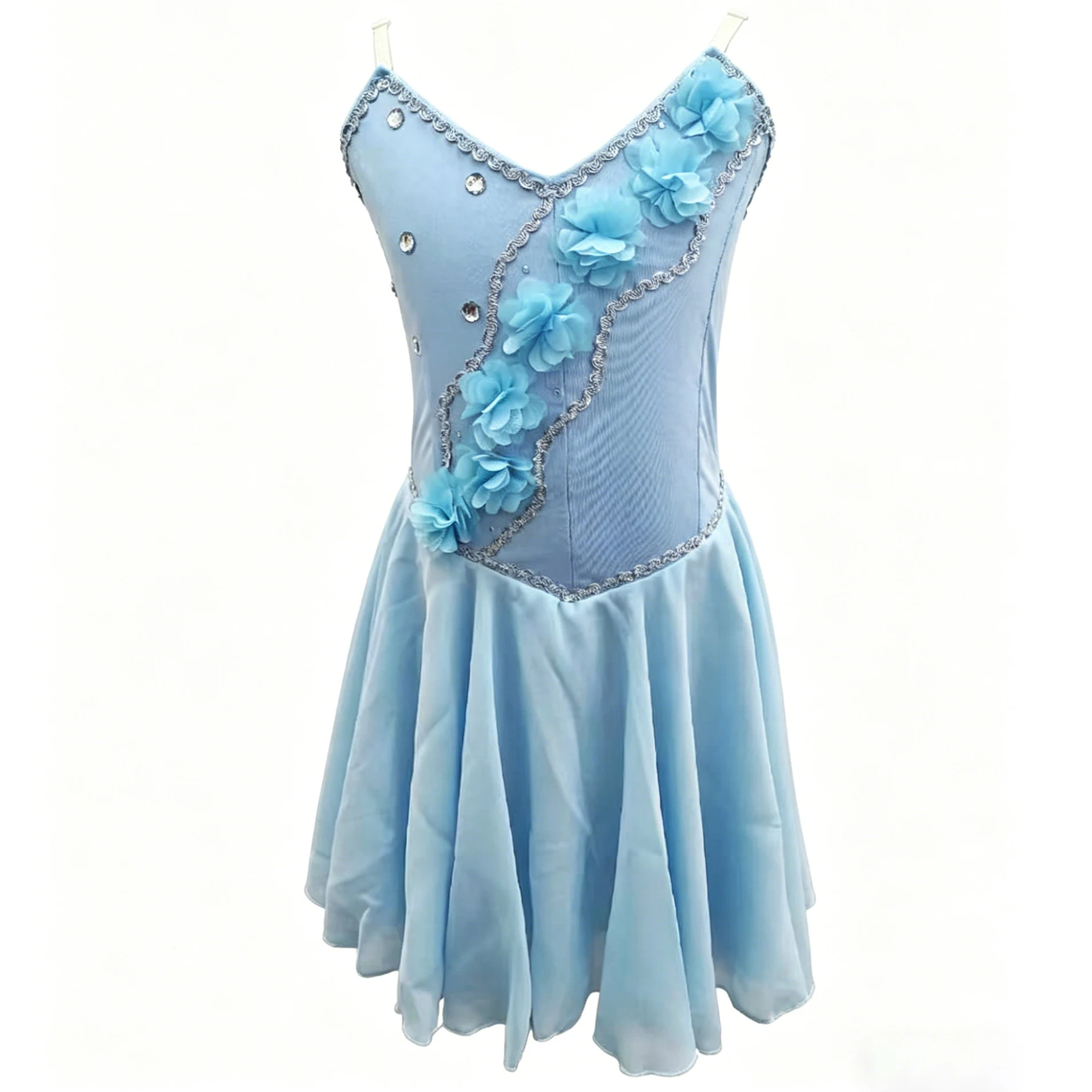 Professional Lyrical Ballet Dress Diamonds 3D Flower Chiffon Patchwork Ballerina Party Dress Children Girl Ballet Dance Costumes
Professional Lyrical Ballet Dress Diamonds 3D Flower Chiffon Patchwork Ballerina Party Dress Children Girl Ballet Dance Costumes