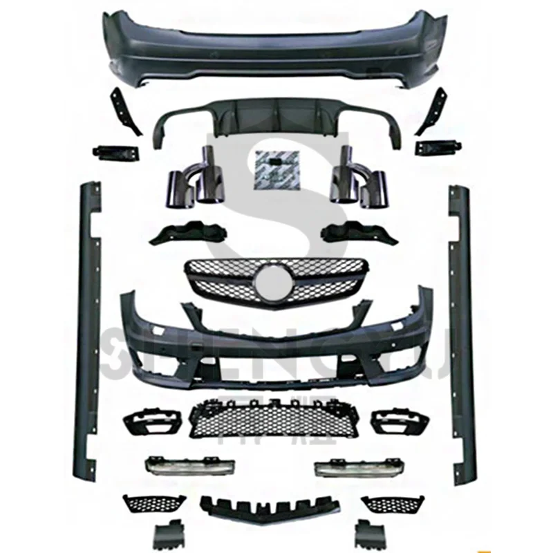 Высококачественный новый комплект кузова автомобиля для Mercedes Benz C-CLASS W204 2010-2014, обновление до C63 AMG
Высококачественный новый комплект кузова автомобиля для Mercedes Benz C-CLASS W204 2010-2014, обновление до C63 AMG