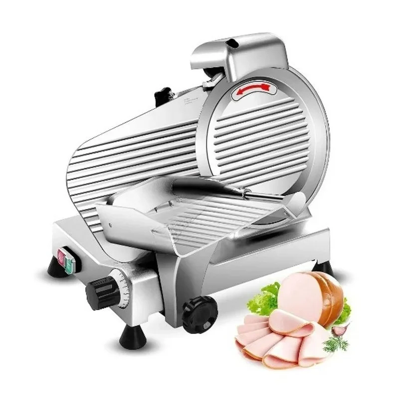 Slicer Machine Commercial Semi-Automatic Meat Slicer 240W Frozen Meat Cheese Deli Premium Chromium-plated Steel Blade
Slicer Machine Commercial Semi-Automatic Meat Slicer 240W Frozen Meat Cheese Deli Premium Chromium-plated Steel Blade