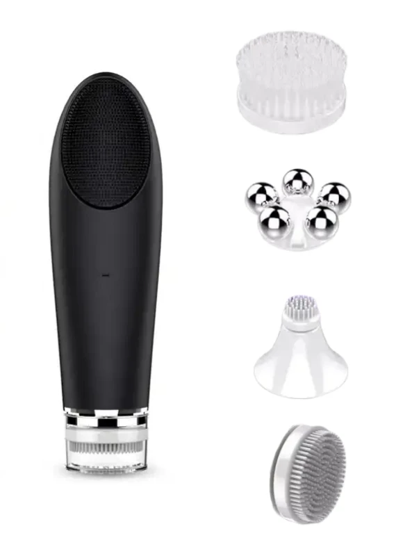 New Rechargeable Sonic Facial Cleansing Brush with Hot/Cool Compress Silicone Face Cleanser for Deep Cleaning
New Rechargeable Sonic Facial Cleansing Brush with Hot/Cool Compress Silicone Face Cleanser for Deep Cleaning