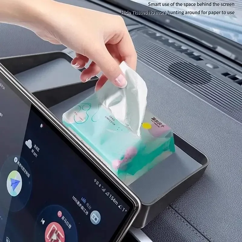 For BYD Song Plus DMi EV 2022-2025 Instrument Panel Storage Box Navigation Screen Back Storage Tray Car Organizer Accessories
For BYD Song Plus DMi EV 2022-2025 Instrument Panel Storage Box Navigation Screen Back Storage Tray Car Organizer Accessories