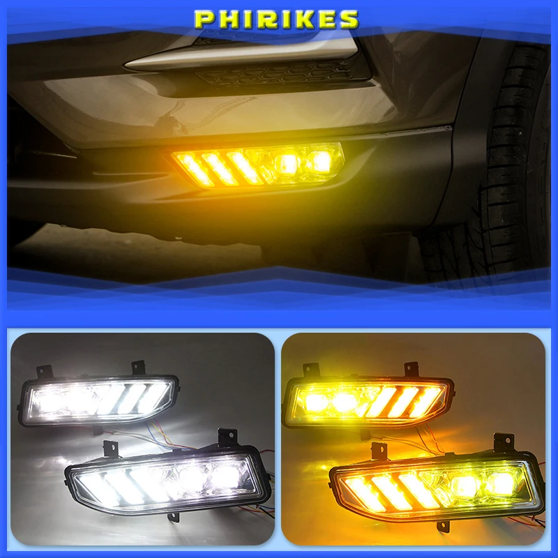 2PCS LED Daytime Running Light For Nissan Qashqai 2019 2020 Dynamic Turn Yellow Signal Car DRL 12V LED Fog Lamp
2PCS LED Daytime Running Light For Nissan Qashqai 2019 2020 Dynamic Turn Yellow Signal Car DRL 12V LED Fog Lamp
