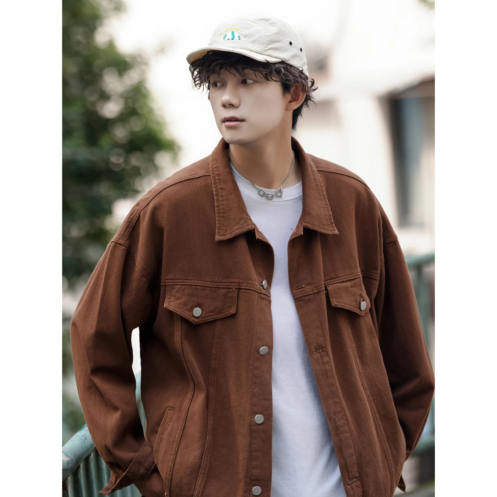 Мужская повседневная куртка American Sle Pure Color: модная, универсальная, свободного кроя, с длинными рукавами, не мнется, для весны и осени
Мужская повседневная куртка American Sle Pure Color: модная, универсальная, свободного кроя, с длинными рукавами, не мнется, для весны и осени