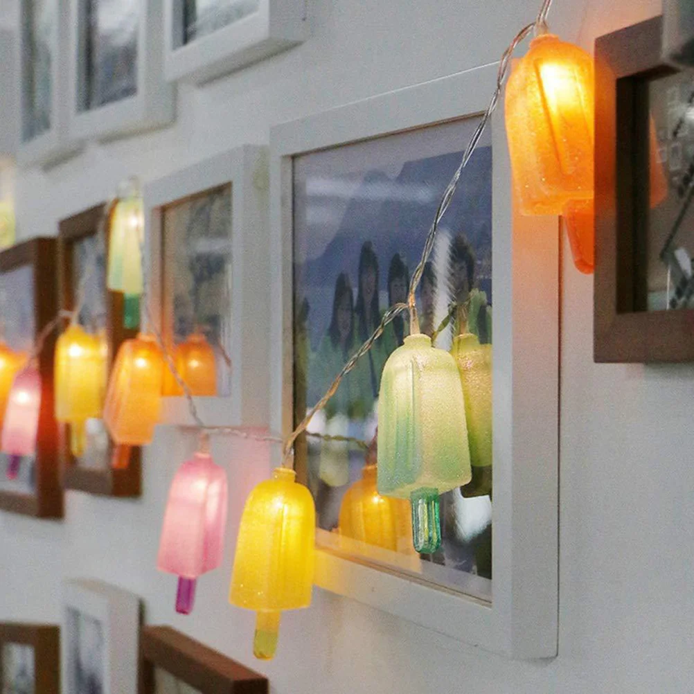 Rechargeable Ice Cream String Lights Bulb Fairy for Room Decor Decorate Plastic
Rechargeable Ice Cream String Lights Bulb Fairy for Room Decor Decorate Plastic