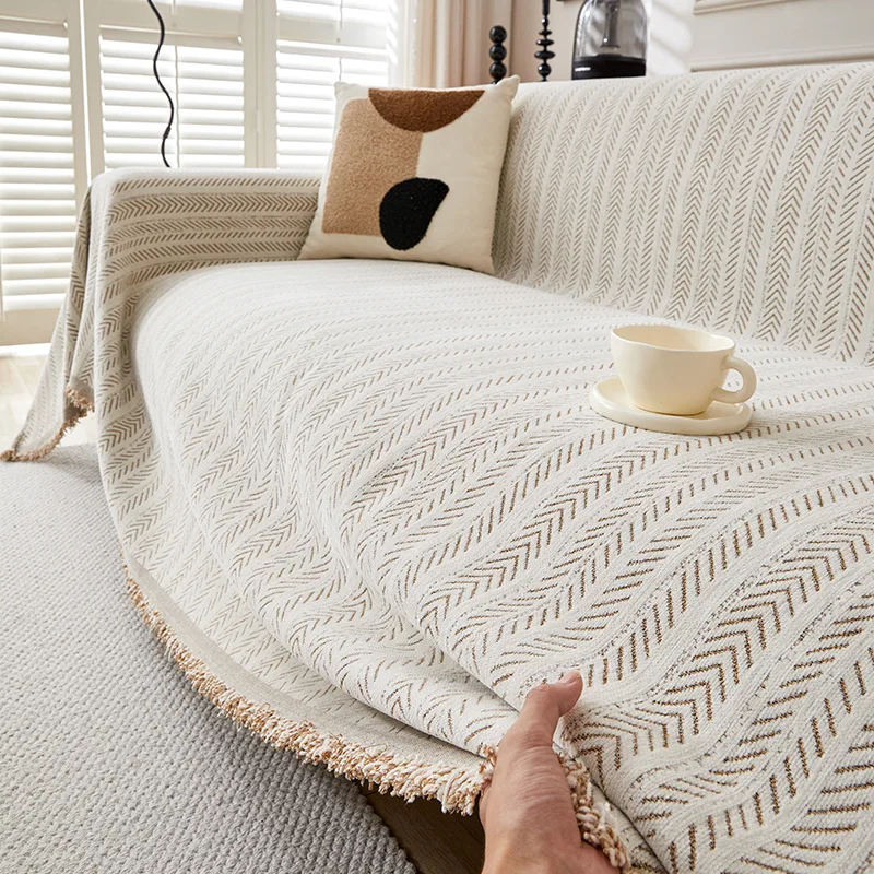 Simple Solid Color Chenille Sofa Towel with Tassels Four Seasons Slipcovers L-shaped Anti-catch Anti-slip Soft and Comfortable
Simple Solid Color Chenille Sofa Towel with Tassels Four Seasons Slipcovers L-shaped Anti-catch Anti-slip Soft and Comfortable