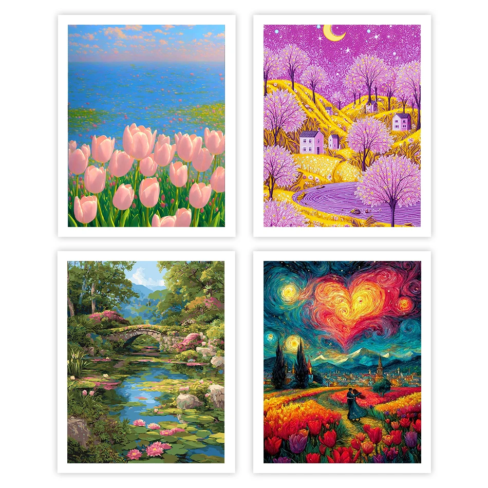 GATYZTORY Painting By Numbers Acrylic Landscape Romantic Park Scenery Drawing By Numbers Color Markers Oil Watercolor Wall Decor
GATYZTORY Painting By Numbers Acrylic Landscape Romantic Park Scenery Drawing By Numbers Color Markers Oil Watercolor Wall Decor