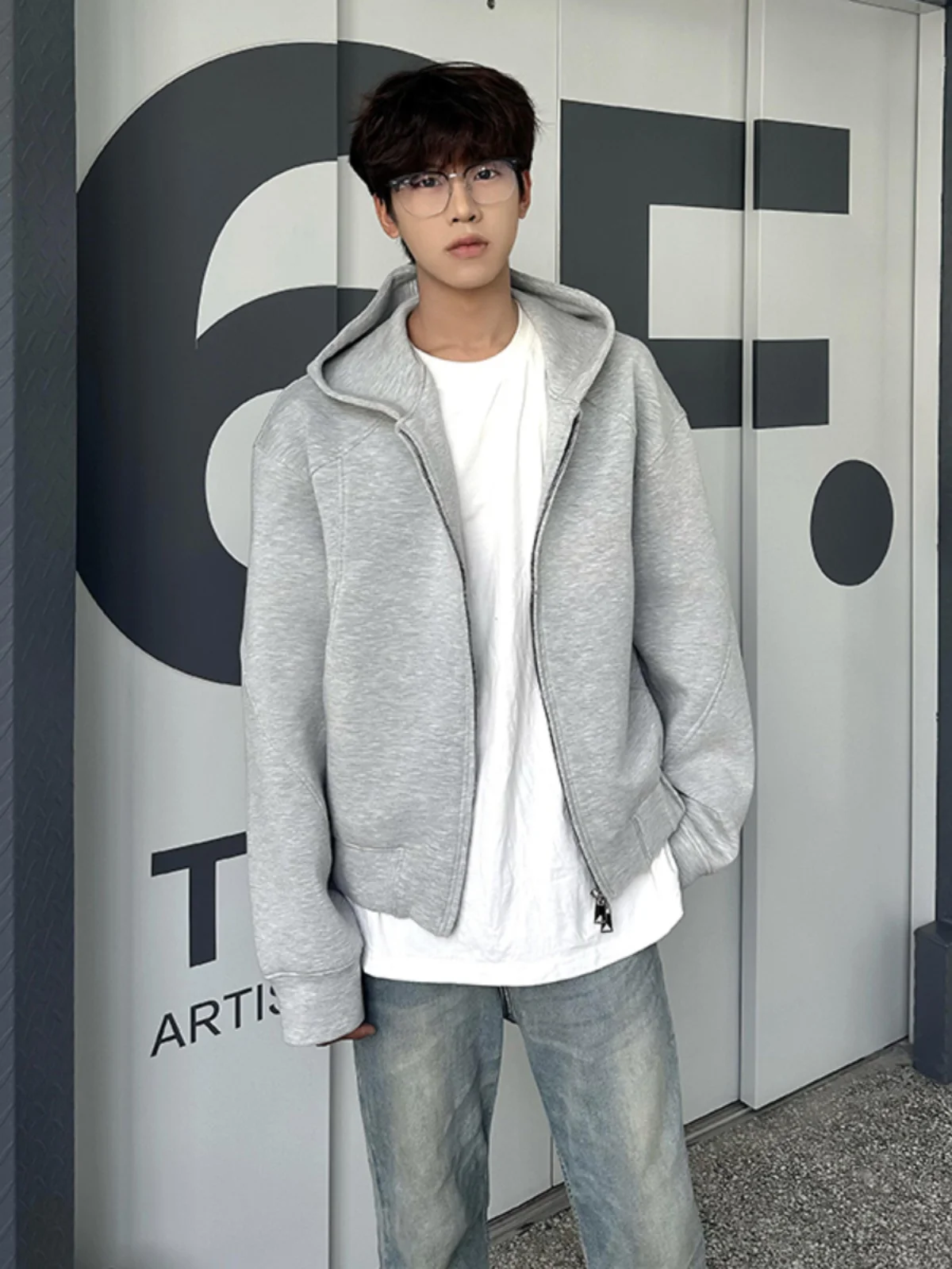 Light ey Double Zipper Hooded Cardigan Men's American Sle Trendy Brand High-End Feeling Haome Heavyweight Outerwear
Light ey Double Zipper Hooded Cardigan Men's American Sle Trendy Brand High-End Feeling Haome Heavyweight Outerwear