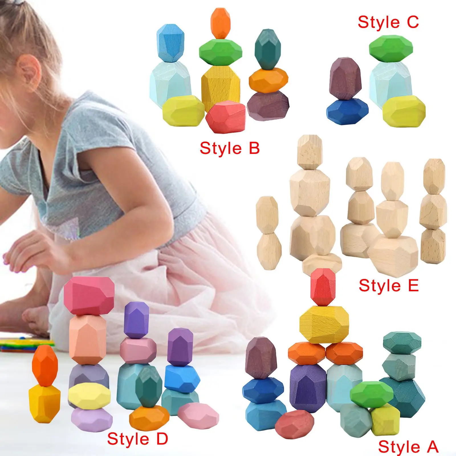 Sorting Stacking Balancing Stone Montessori Preschool Learning Lightweight Artware Building Blocks
Sorting Stacking Balancing Stone Montessori Preschool Learning Lightweight Artware Building Blocks