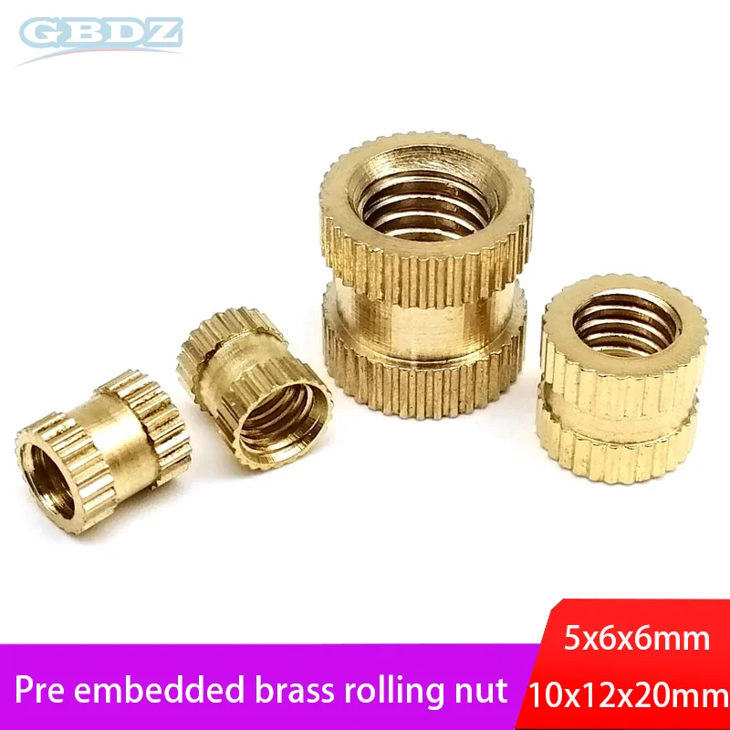 Brass Rolling Nut M5/6/8/10 Embedded Parts For Multi Specification Furniture/Machinery/Electrical Installation
Brass Rolling Nut M5/6/8/10 Embedded Parts For Multi Specification Furniture/Machinery/Electrical Installation