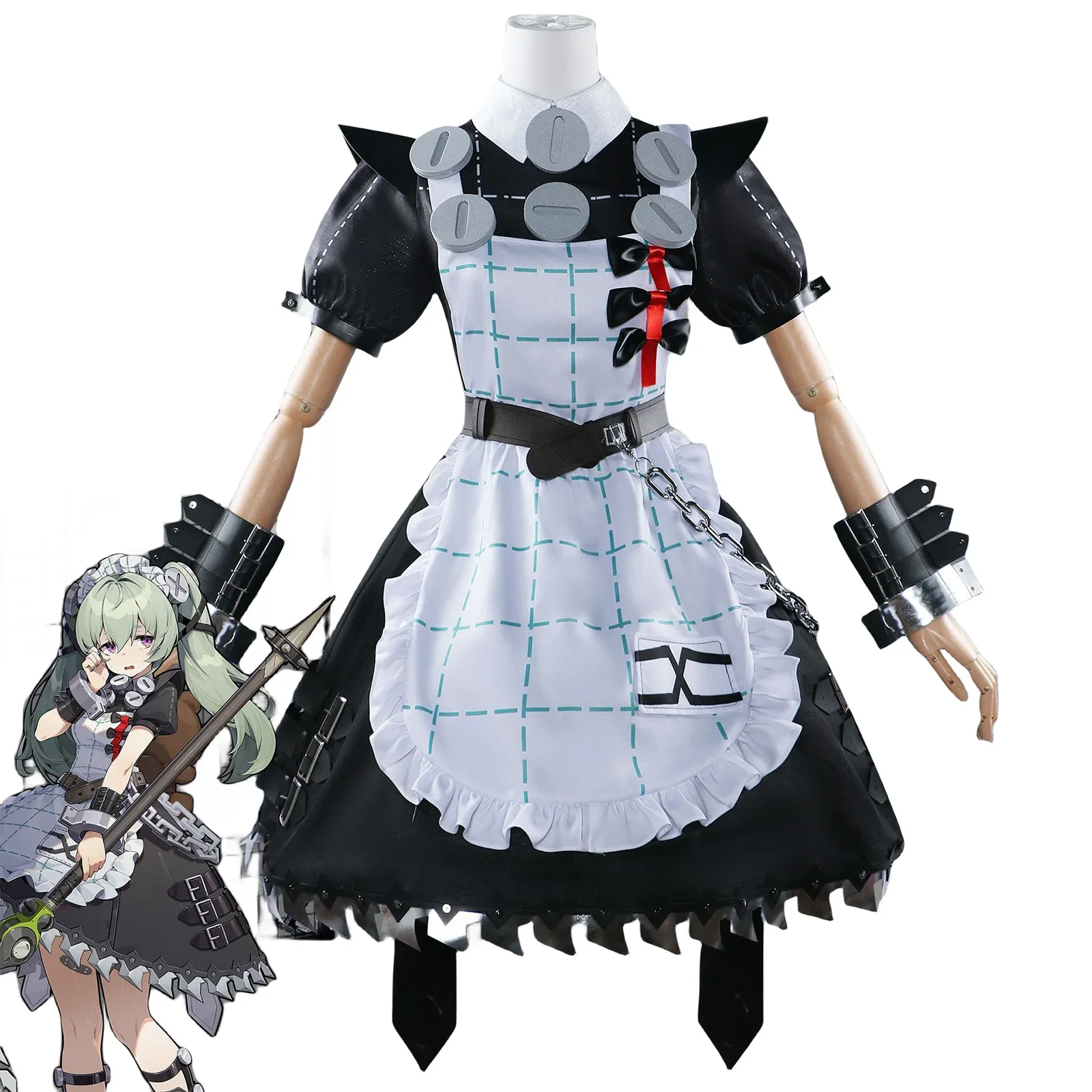 Anime Zenless Zone Zero for Corin Wickes Cosplay Costume Halloween Adult Dress Combats Jk Uniform Skirt Apron Accessory Cuff
Anime Zenless Zone Zero for Corin Wickes Cosplay Costume Halloween Adult Dress Combats Jk Uniform Skirt Apron Accessory Cuff
