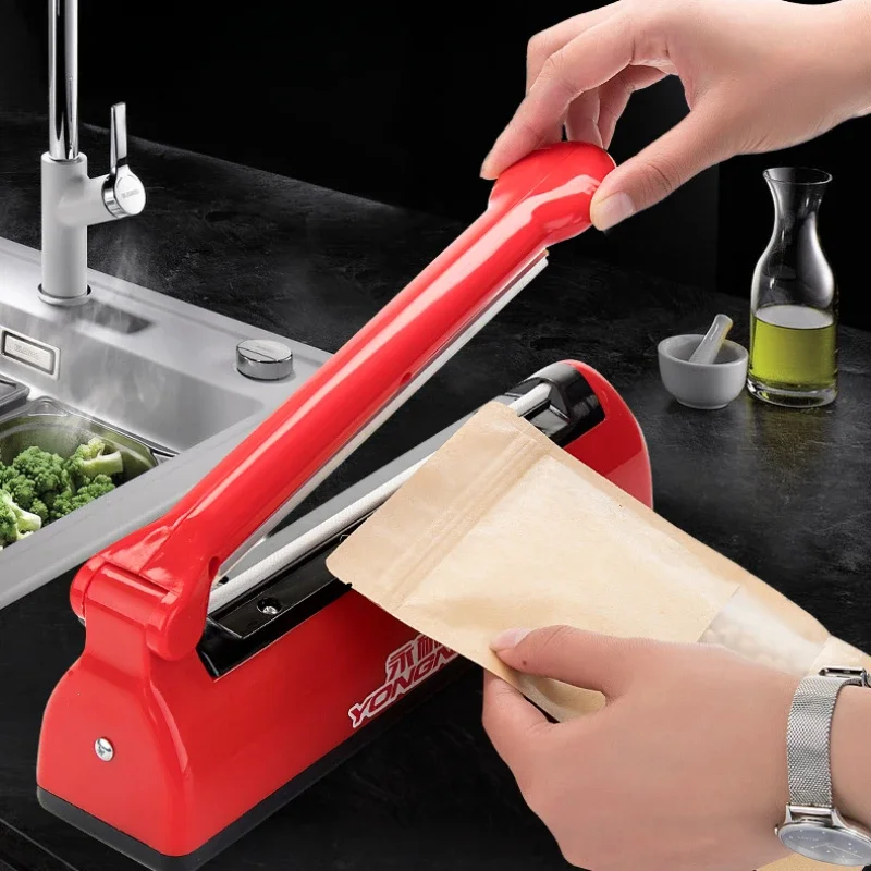 Red Hand Pressure Type Sealing Machine Household Small-scale 300W Adjustable Plastic Bag Aluminum Foil Bag Film Seal Cutting
Red Hand Pressure Type Sealing Machine Household Small-scale 300W Adjustable Plastic Bag Aluminum Foil Bag Film Seal Cutting