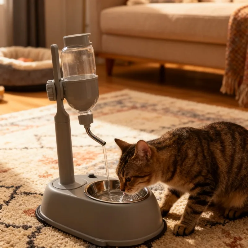 Automatic Pet Dispenser Anti-tip Dog Bowl Drinking Water Bottle Feeder Hanging Kettle Cat Food Container Pets Supplies
Automatic Pet Dispenser Anti-tip Dog Bowl Drinking Water Bottle Feeder Hanging Kettle Cat Food Container Pets Supplies