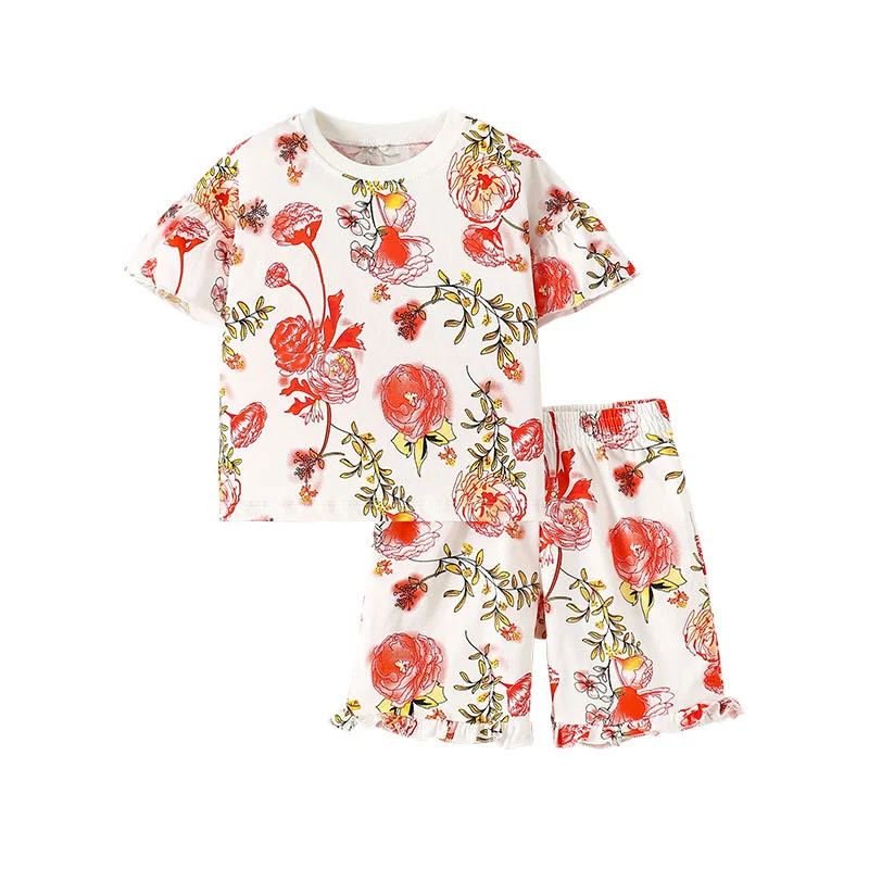 Jumping Meters New Arrival Flower Print Kids Outfits For Summer Girls Clothing Sets Sleeveless Cute 2 Pcs Baby Fashion Suits
Jumping Meters New Arrival Flower Print Kids Outfits For Summer Girls Clothing Sets Sleeveless Cute 2 Pcs Baby Fashion Suits