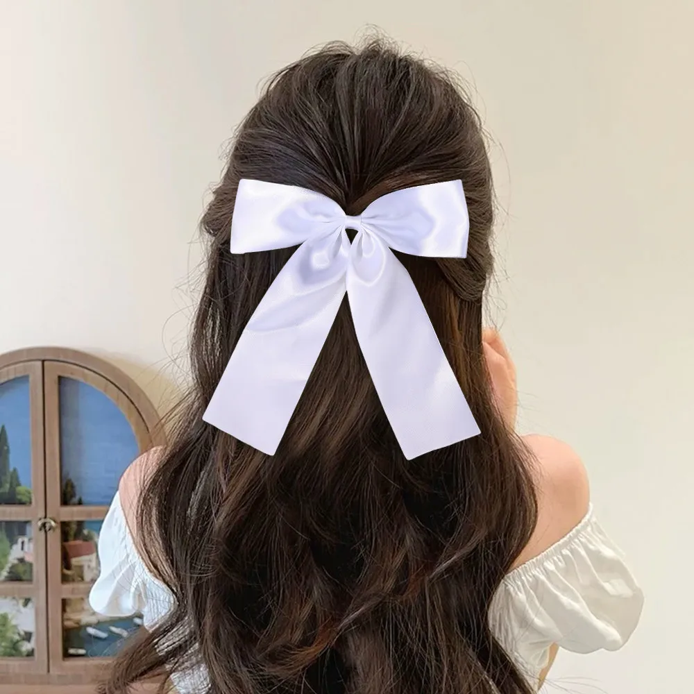 1pc Ballet Style Girl Bow Long Ribbon Hair Clip for Sweet Girl Half Tied Hair Headwear Ins New Fashionable Hair Accessories
1pc Ballet Style Girl Bow Long Ribbon Hair Clip for Sweet Girl Half Tied Hair Headwear Ins New Fashionable Hair Accessories