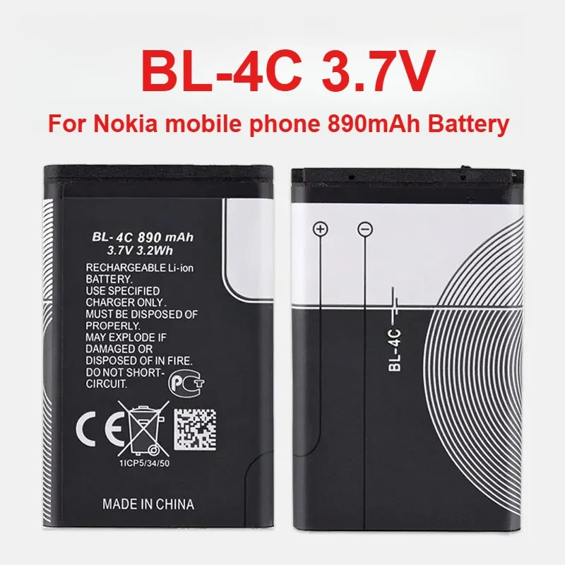20PCS BL-4C Lithium Battery for Nokia 6100 6125 6131 6136 6170 6300 5100 7270 2220S 2650 3500 X2 C2-05 BL-4C Phone Batteries
20PCS BL-4C Lithium Battery for Nokia 6100 6125 6131 6136 6170 6300 5100 7270 2220S 2650 3500 X2 C2-05 BL-4C Phone Batteries