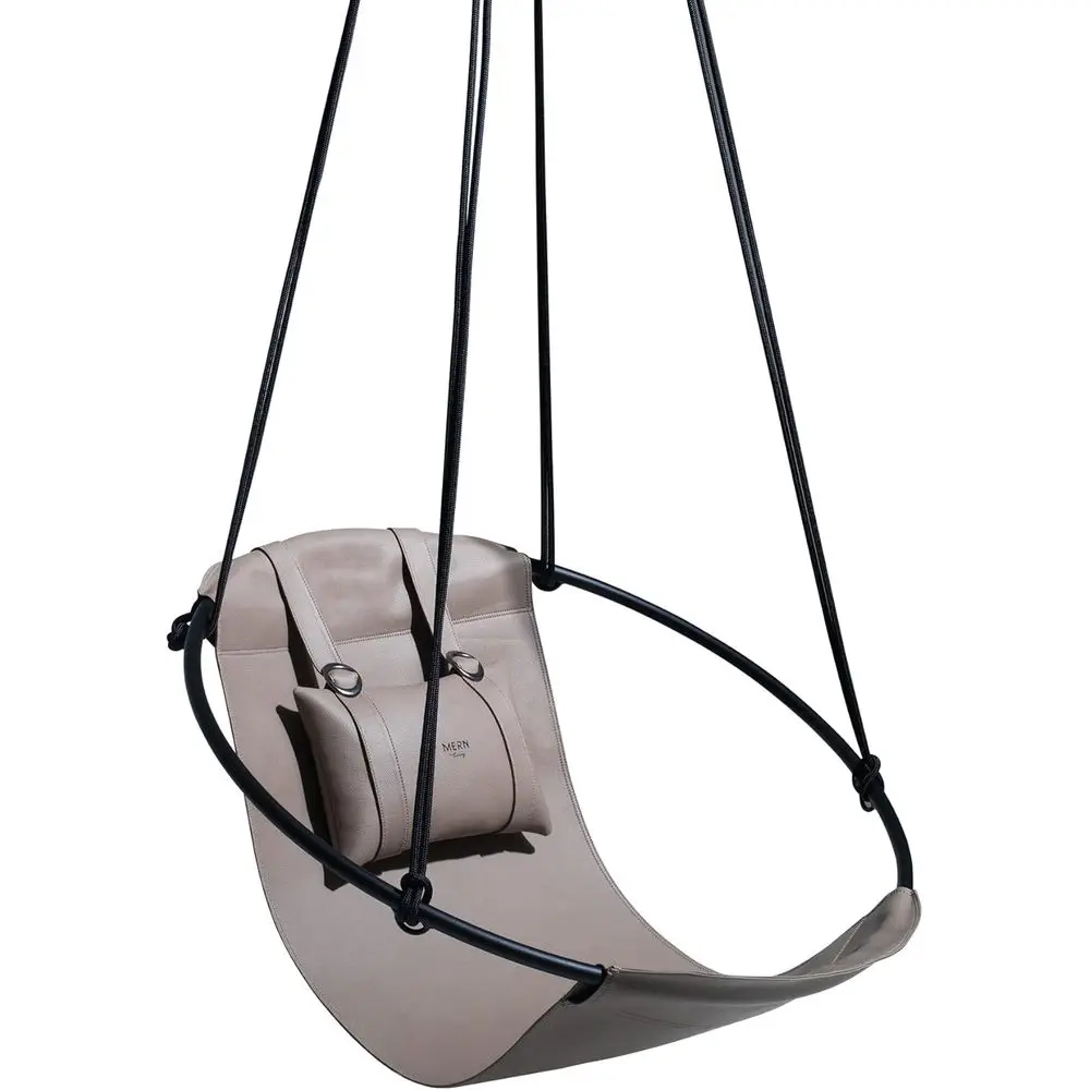 Scandinavian-Inspired Handcrafted Leather Hanging Chair, Versatile Indoor/Outdoor Swing, Double-Layered Genuine Leather
Scandinavian-Inspired Handcrafted Leather Hanging Chair, Versatile Indoor/Outdoor Swing, Double-Layered Genuine Leather