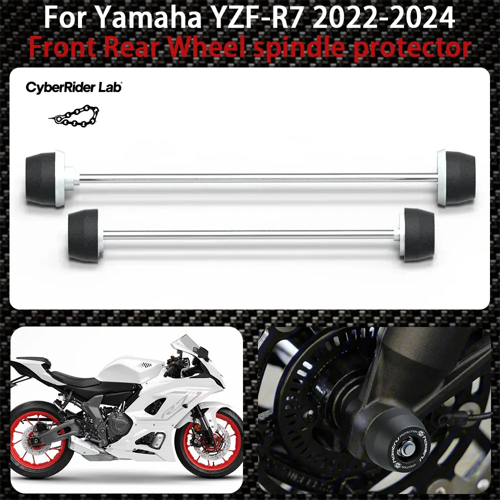 YZF R7 2024, мотоциклетная передняя и задняя ось, вилка, слайдер для Yamaha YZF-R7 2022 2023, защита колес мотоцикла, аксессуары R7
YZF R7 2024, мотоциклетная передняя и задняя ось, вилка, слайдер для Yamaha YZF-R7 2022 2023, защита колес мотоцикла, аксессуары R7