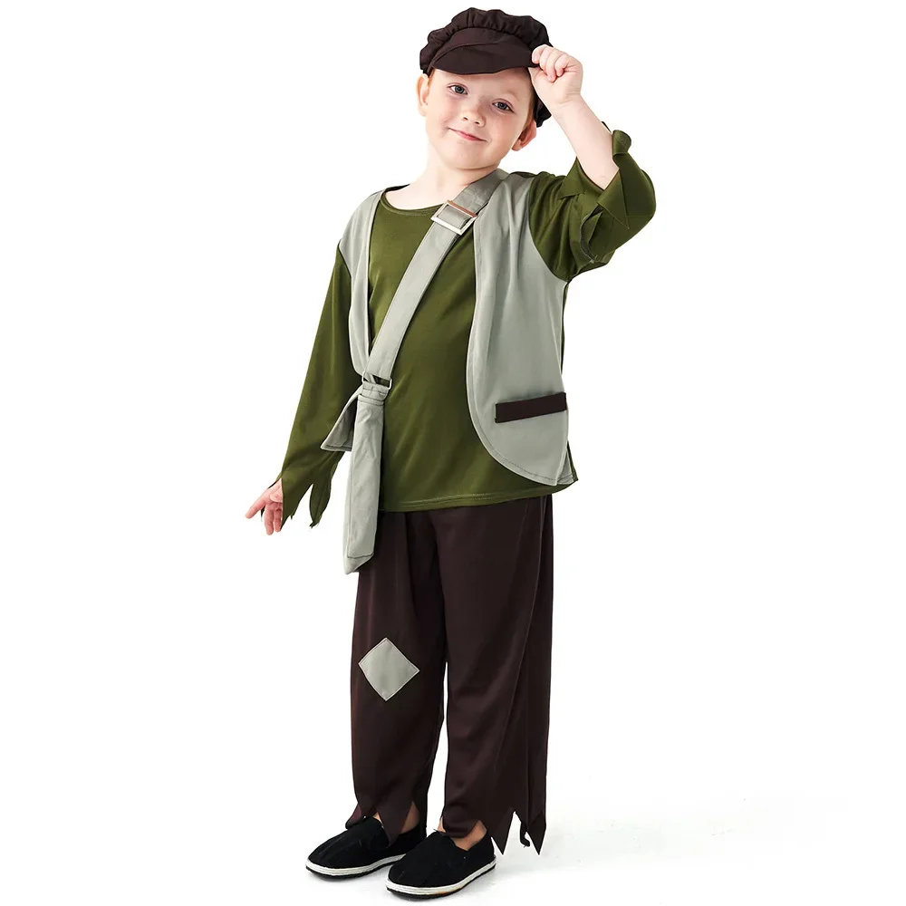 Children's Day Newspaper Selling Children Role Play Stage Costume Postman Cosplay Clothes
Children's Day Newspaper Selling Children Role Play Stage Costume Postman Cosplay Clothes