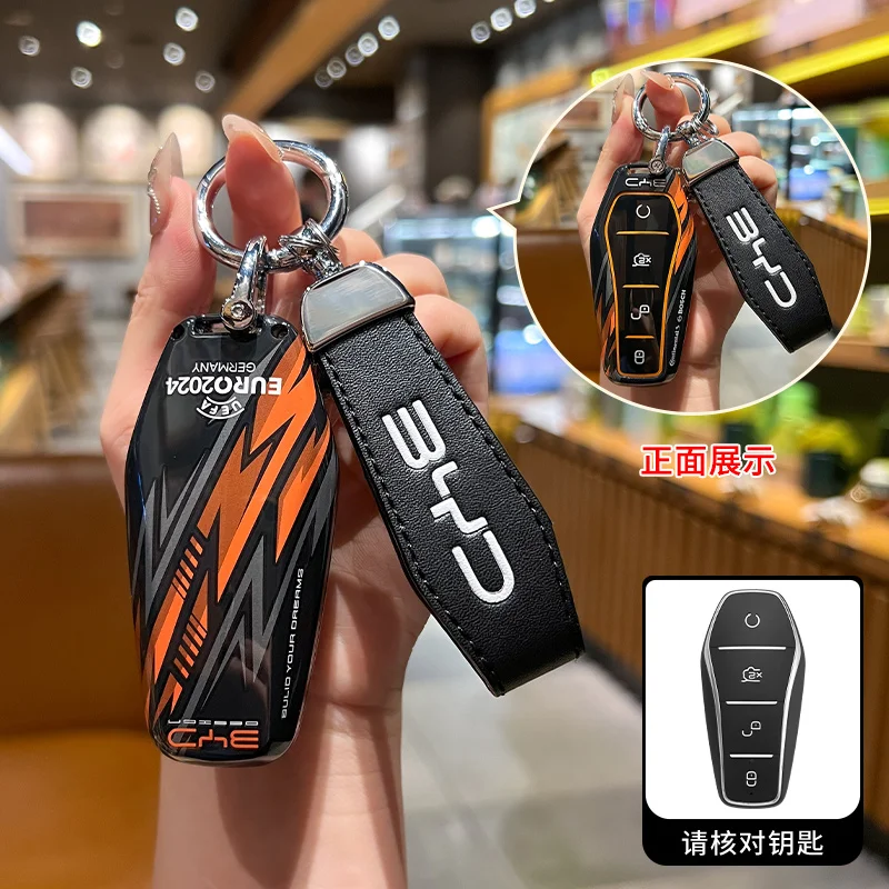 Car ABS Key Case Holder Cover Buckle Chain For BYD Atto 3 Han EV Dolphin Durable Second Song Pro Tang Dm QIn PLUS MAX Yuan
Car ABS Key Case Holder Cover Buckle Chain For BYD Atto 3 Han EV Dolphin Durable Second Song Pro Tang Dm QIn PLUS MAX Yuan