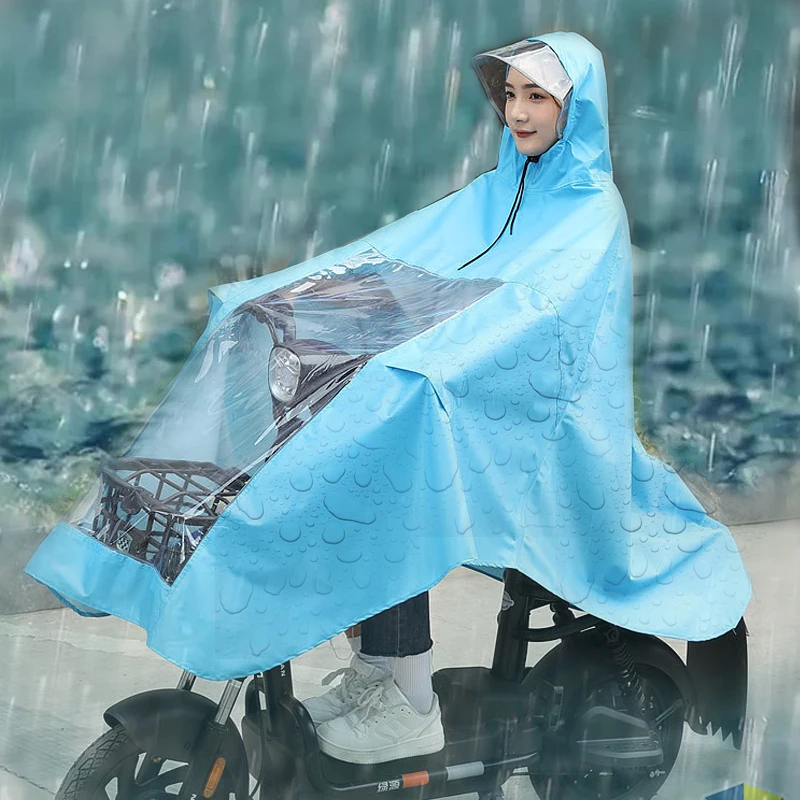 Extra Long Thickened Oxford Adult Raincoat for Electric Bicycles, Single-seater Motorcycles, Electric Vehicles, Rain Shelter
Extra Long Thickened Oxford Adult Raincoat for Electric Bicycles, Single-seater Motorcycles, Electric Vehicles, Rain Shelter
