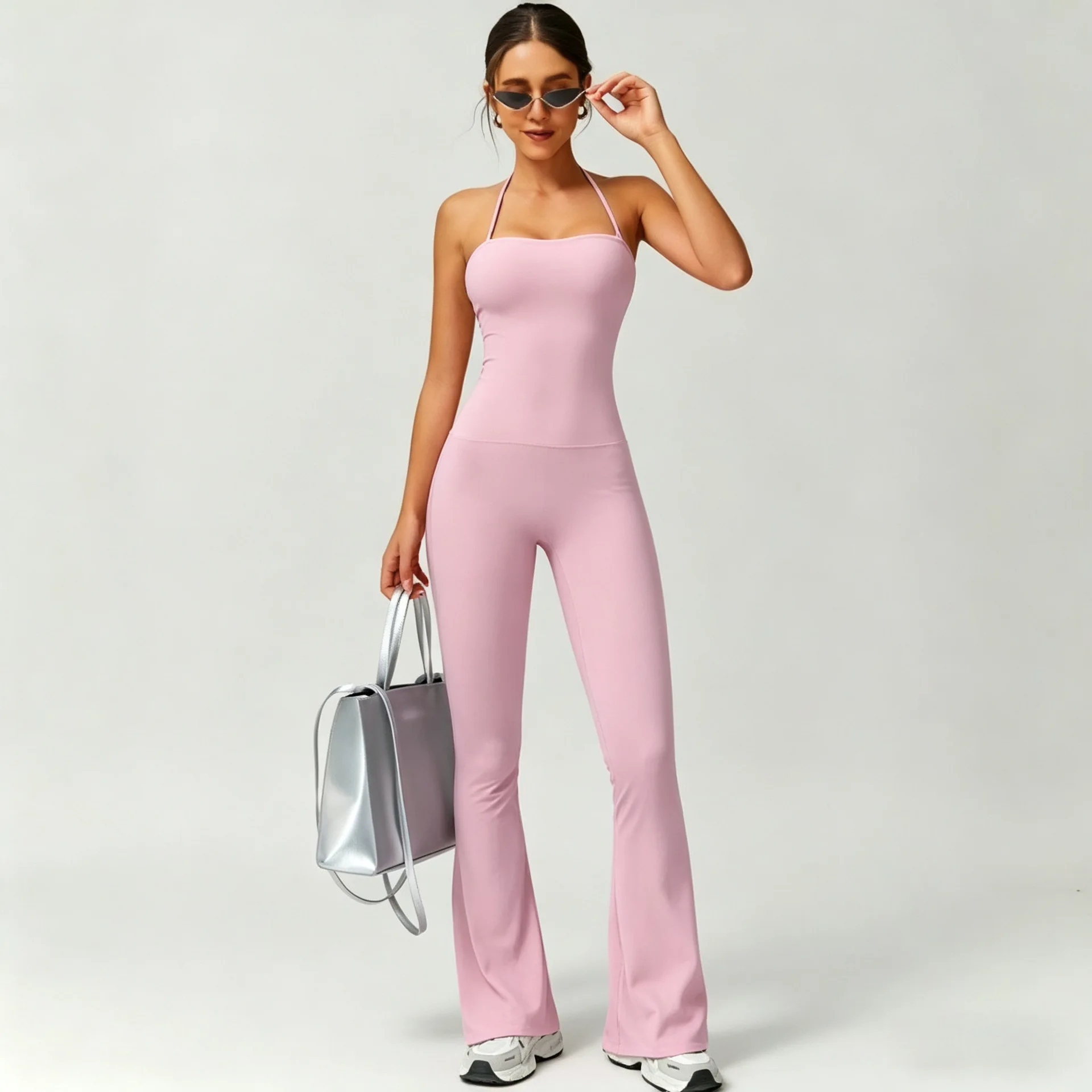 Summer Sleeveless Yoga Suit Gym Set Women Training Sportswear Fitness Sports Jumpsuit Women Push up Workout Bodysuits Female
Summer Sleeveless Yoga Suit Gym Set Women Training Sportswear Fitness Sports Jumpsuit Women Push up Workout Bodysuits Female