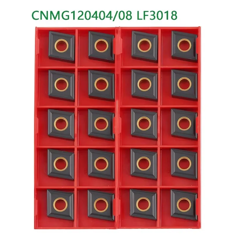 10PCS CNMG120404 CNMG120408 CNMA120404 CNMA120408 CNMA120412 LF3018 DESKAR Carbide Inserts CNC Lathe Metal Cutter Turning Tools
10PCS CNMG120404 CNMG120408 CNMA120404 CNMA120408 CNMA120412 LF3018 DESKAR Carbide Inserts CNC Lathe Metal Cutter Turning Tools