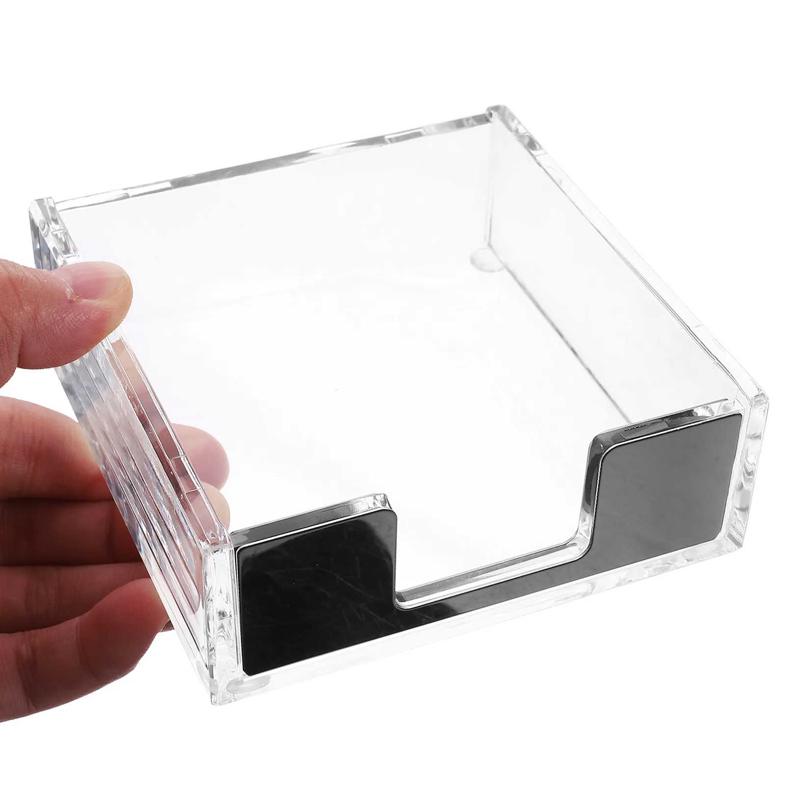 Transparent Memo Pad Dispenser Clear Acrylic Desk Organizer Note Paper Holder Business Card Stand Paperclip Container Office
Transparent Memo Pad Dispenser Clear Acrylic Desk Organizer Note Paper Holder Business Card Stand Paperclip Container Office