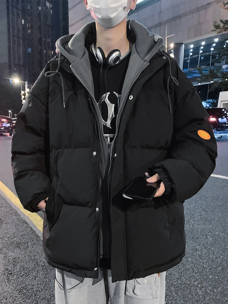 Men's down Cotton Jaet Thi Warm Winter Coat Bread Sle Cold Proofing Outerwear Zipper Closure Hooded Casual Coat
Men's down Cotton Jaet Thi Warm Winter Coat Bread Sle Cold Proofing Outerwear Zipper Closure Hooded Casual Coat