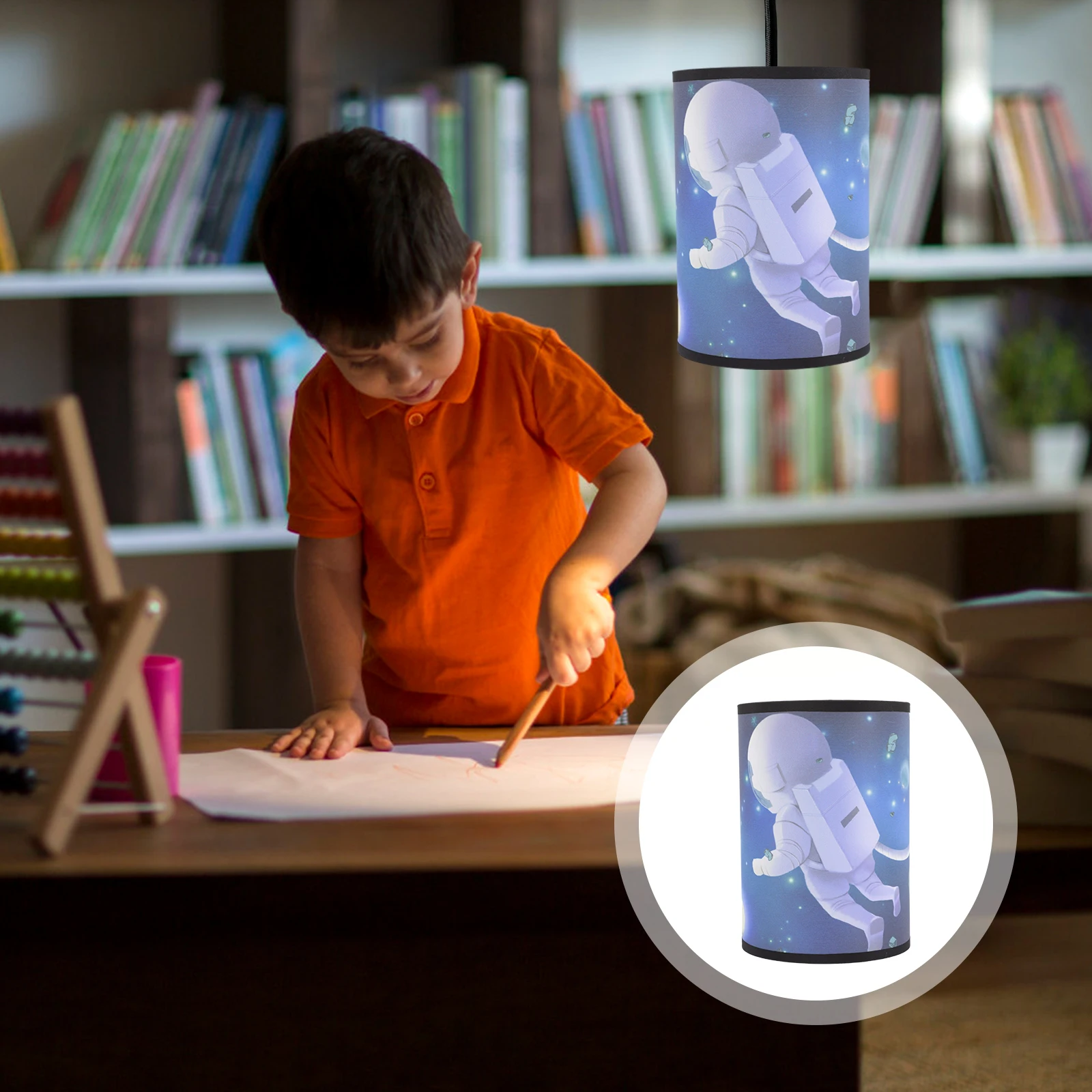 Space Lampshade Kids Bedroom Light Shade Decorative Lamp Cover for Table Floor Lights Soft Lighting Perfect for Children
Space Lampshade Kids Bedroom Light Shade Decorative Lamp Cover for Table Floor Lights Soft Lighting Perfect for Children