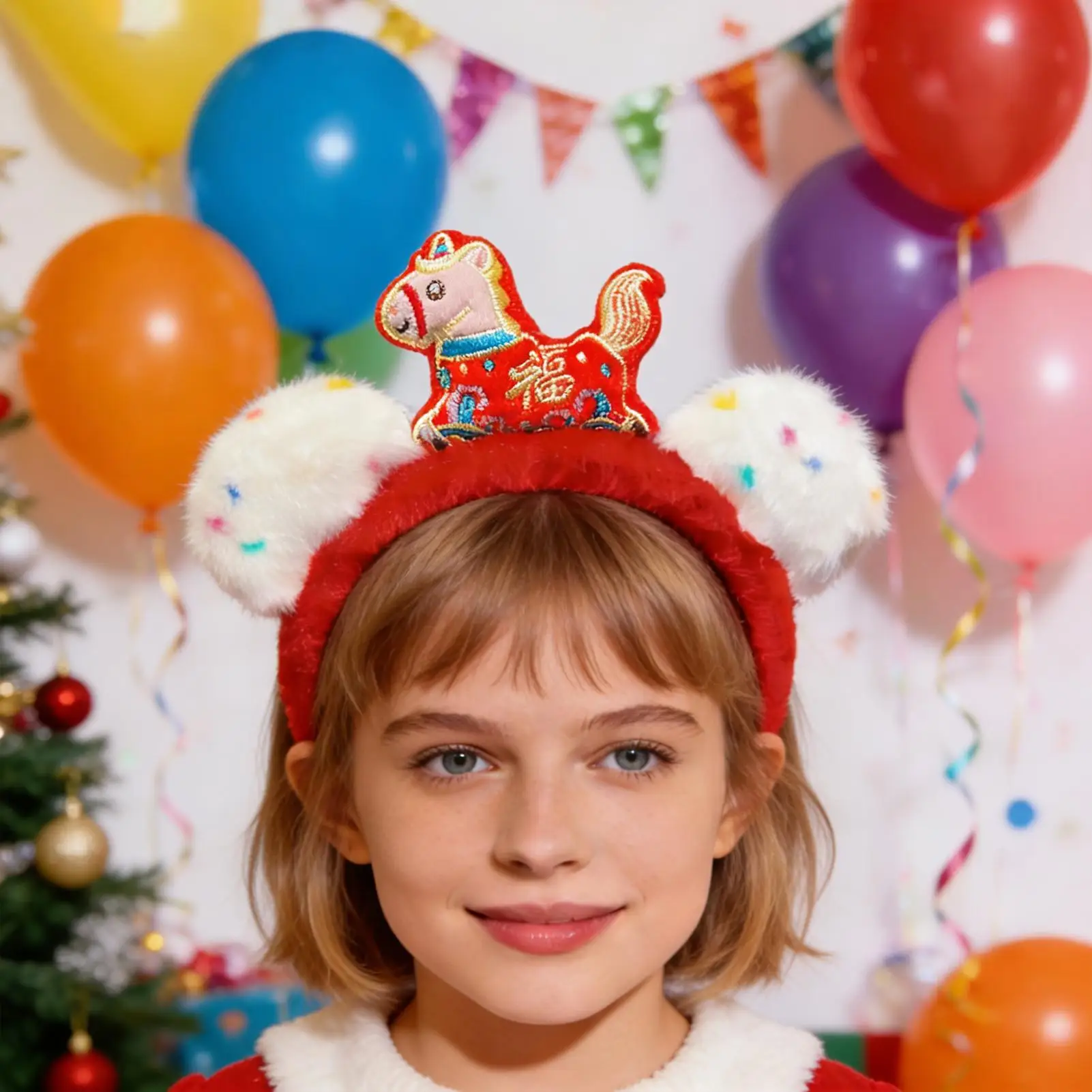 New Years Headband Year Of The Horse Headdress Holiday Dress Up Hairband For Boys Girls Students Festival Attendees Event Guests
New Years Headband Year Of The Horse Headdress Holiday Dress Up Hairband For Boys Girls Students Festival Attendees Event Guests