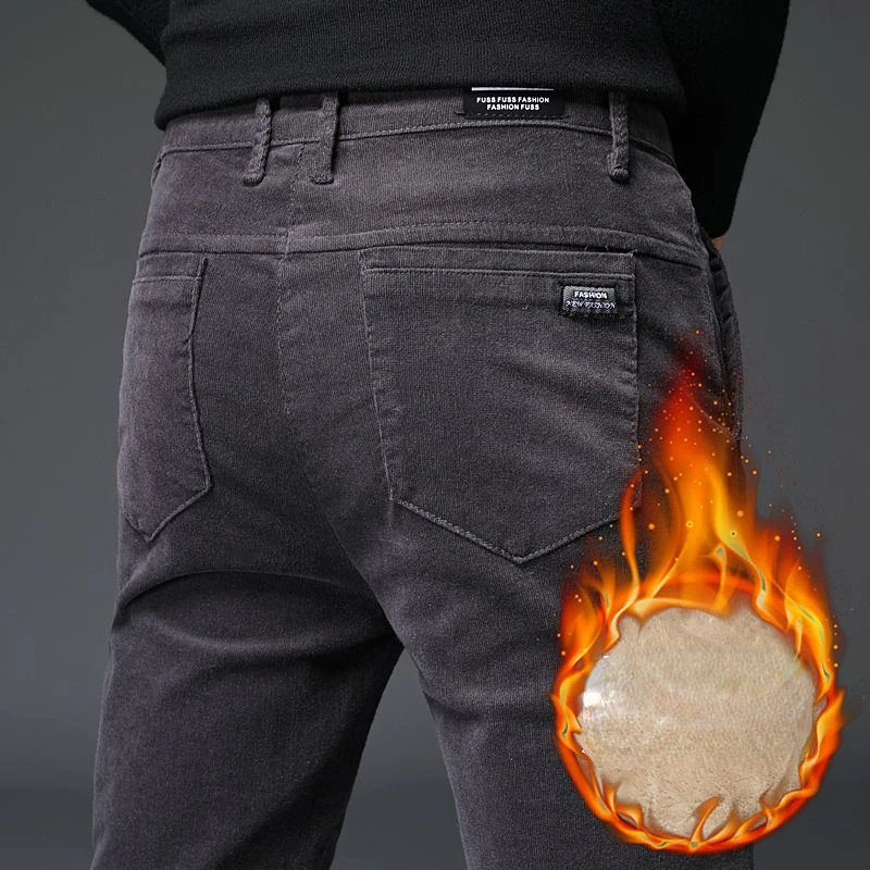 Men Black Pants Fleece Casual Trouser Man Adult Clothing Stretch Straight Loose Office Thickened Warm Solid Autumn Winter New
Men Black Pants Fleece Casual Trouser Man Adult Clothing Stretch Straight Loose Office Thickened Warm Solid Autumn Winter New