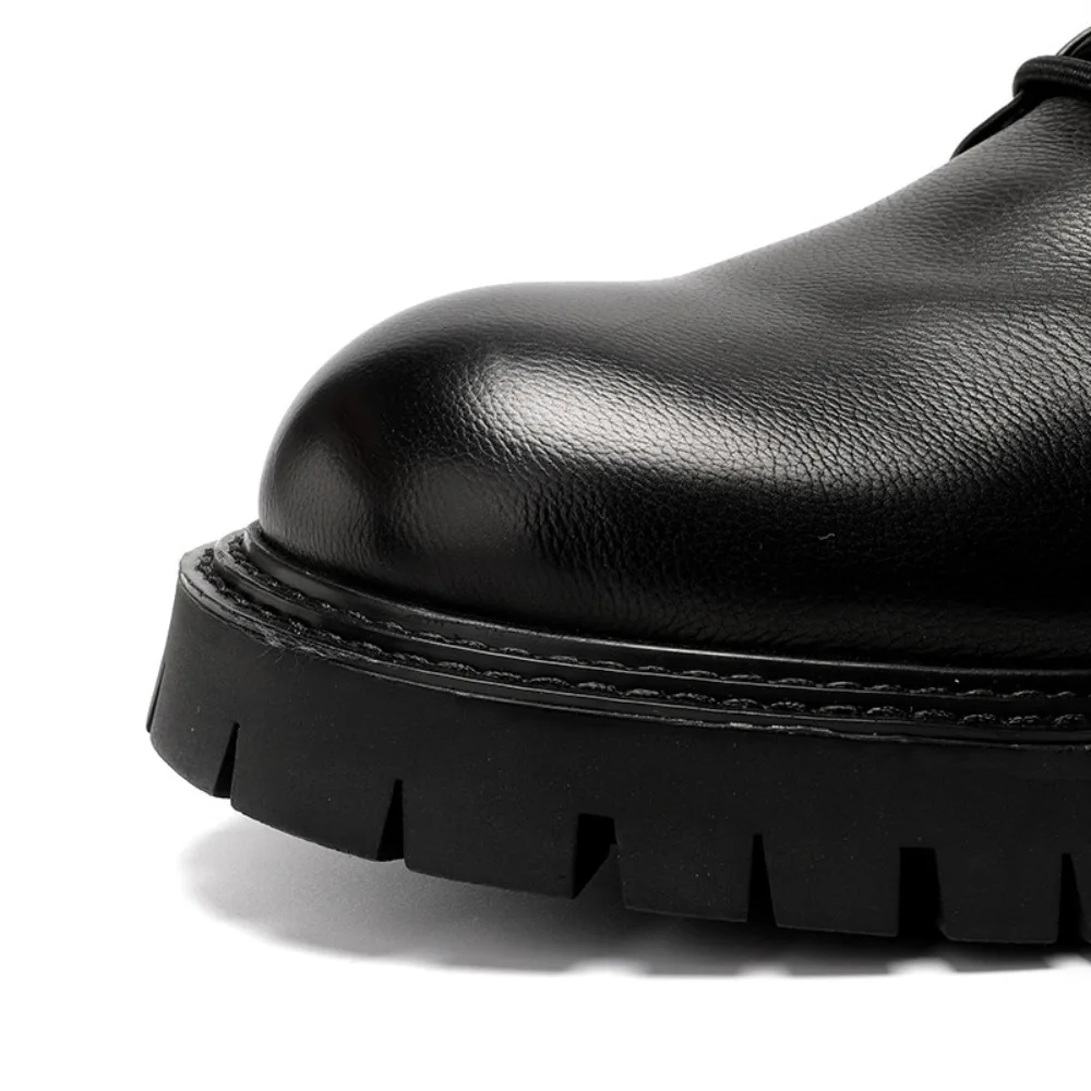 Premium Handcrafted Fur Lined Mens Genuine Leather High Top Boots Thick Sole Ankle Work Boots for Men
Premium Handcrafted Fur Lined Mens Genuine Leather High Top Boots Thick Sole Ankle Work Boots for Men