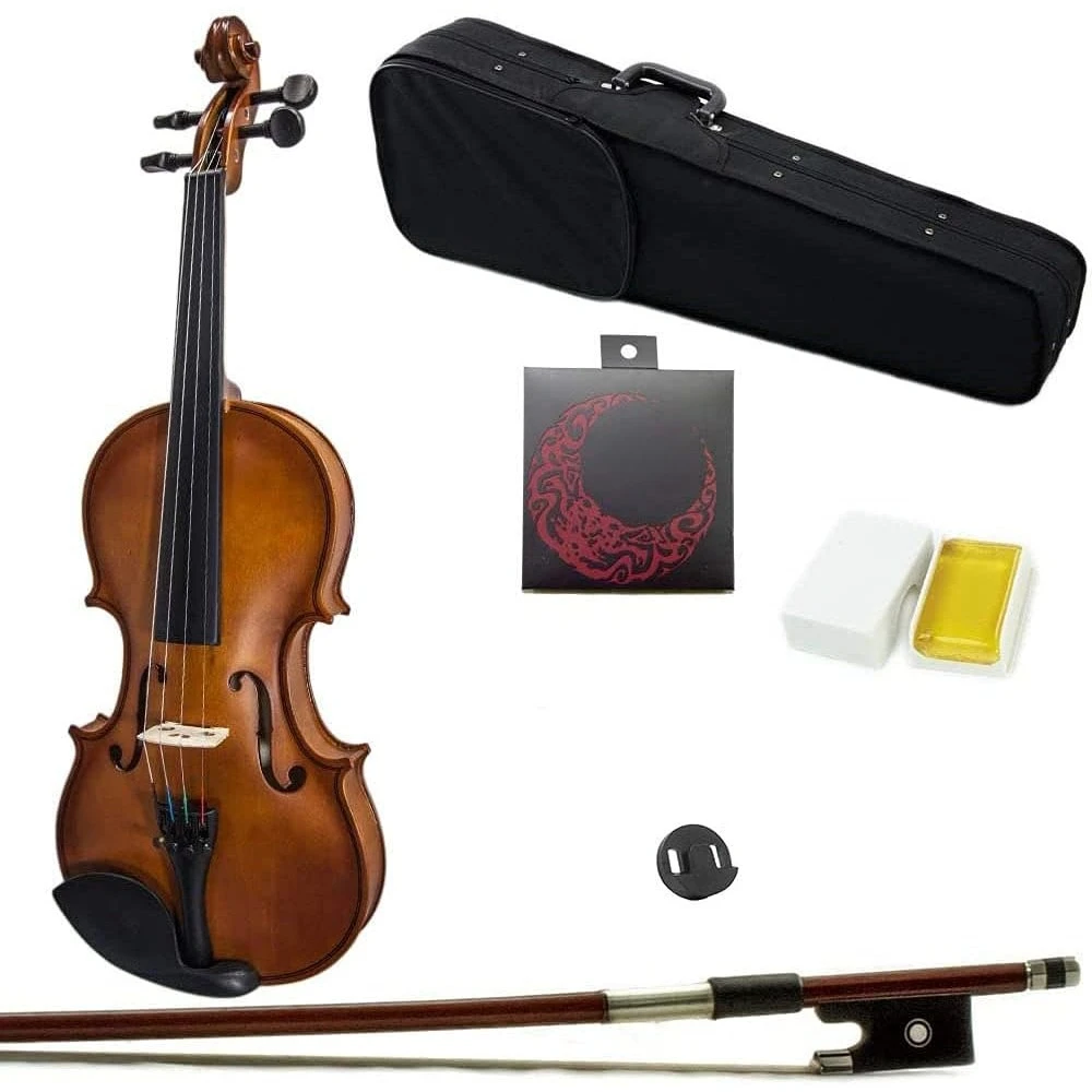 Student Violin Starter Kit with Brazilwood Lightweight Case, Extra Strings and Rosin (1/16), Violin
Student Violin Starter Kit with Brazilwood Lightweight Case, Extra Strings and Rosin (1/16), Violin