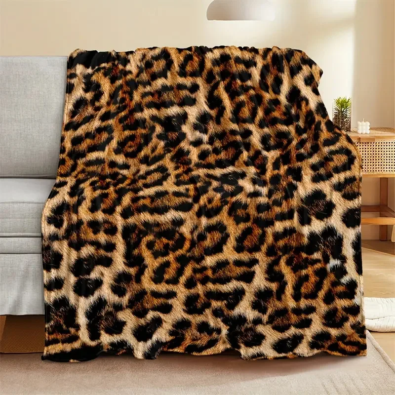 Boho style fashionable golden leopard print warm blanket sofa nap flannel cover blanket
Boho style fashionable golden leopard print warm blanket sofa nap flannel cover blanket