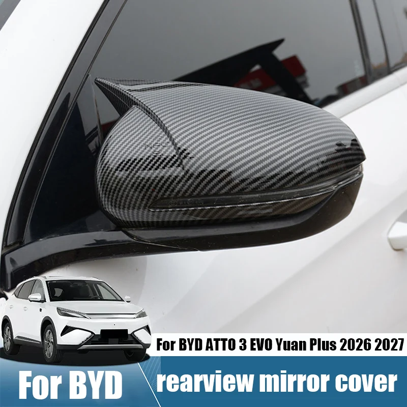 Anti scratch protective cover for exterior mirrors made of ABS material For BYD ATTO 3 EVO Yuan Plus 2026
Anti scratch protective cover for exterior mirrors made of ABS material For BYD ATTO 3 EVO Yuan Plus 2026