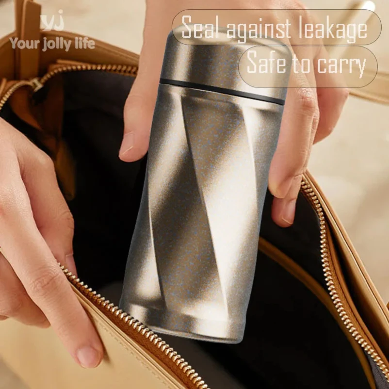 200ml Mini Thermos Cup Double Layer Pure Titanium Vacuum Flasks Spiral Car Cup Drinkware Gift Shaped Outdoor Pocket Water Bottle
200ml Mini Thermos Cup Double Layer Pure Titanium Vacuum Flasks Spiral Car Cup Drinkware Gift Shaped Outdoor Pocket Water Bottle