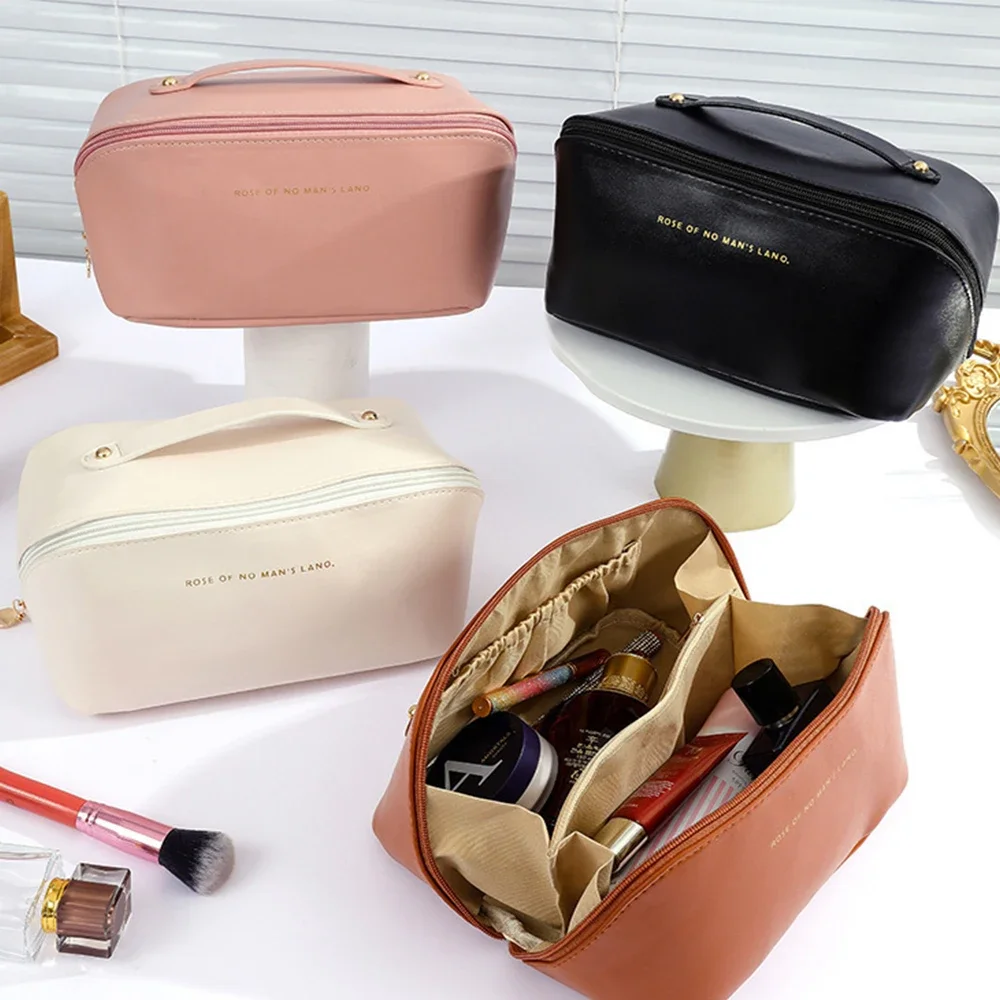 Makeup Bag Portable Travel Makeup Organizer Bag Large Capacity Waterproof Storage Bag for Women with Handle Travel Cosmetic Bags
Makeup Bag Portable Travel Makeup Organizer Bag Large Capacity Waterproof Storage Bag for Women with Handle Travel Cosmetic Bags