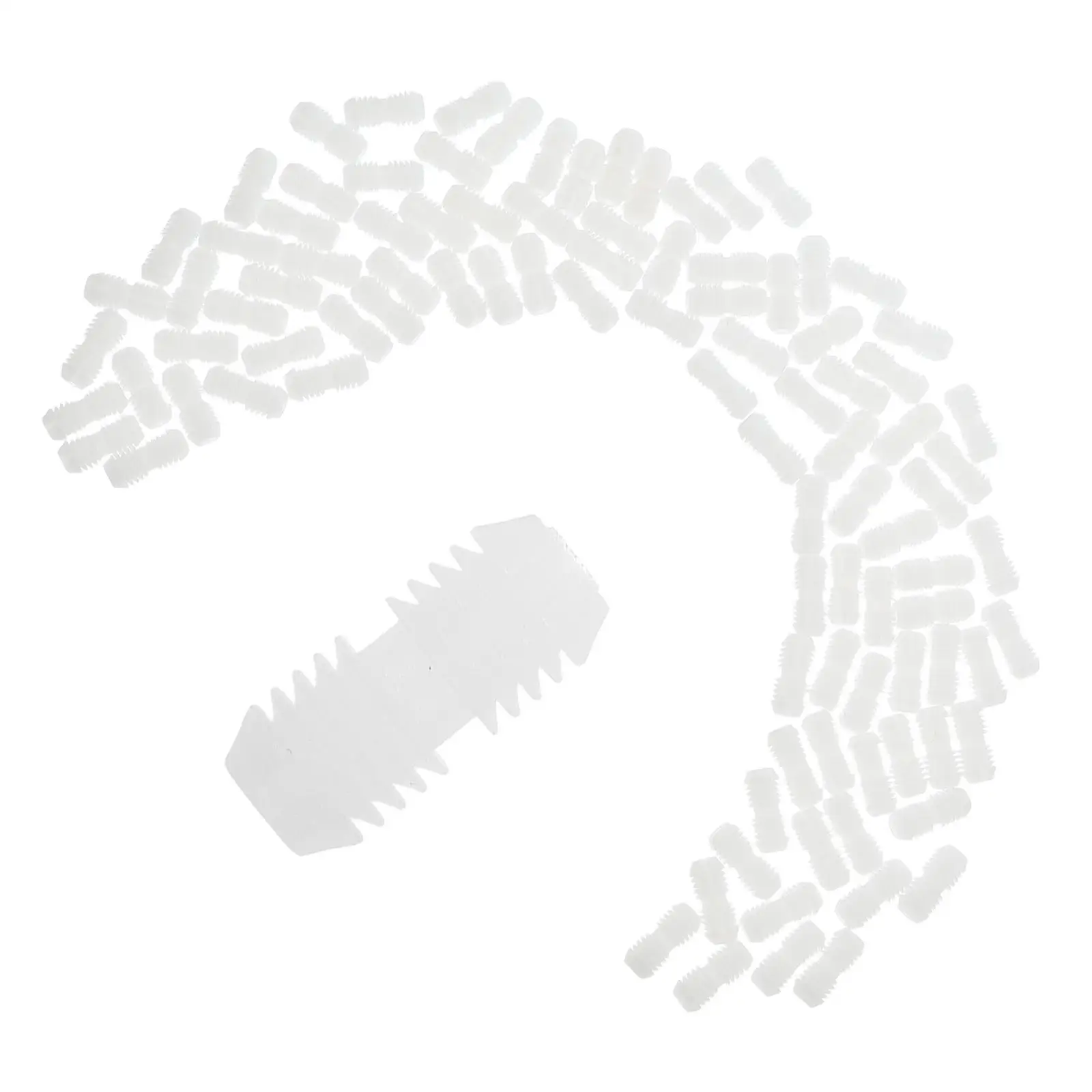 100Pcs Grille Connectors 8x20mm White Plastic Double Headed Teeth Furniture Side Panels Splicing Fixing Hardware Nuts Inserts
100Pcs Grille Connectors 8x20mm White Plastic Double Headed Teeth Furniture Side Panels Splicing Fixing Hardware Nuts Inserts