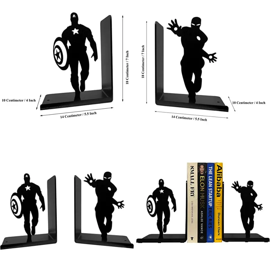 Superhero Bookends Decorative Bookends for Shelves Non-Skid Book Holders for Shelves, Table Unique Home/Office Decor Heavy Book
Superhero Bookends Decorative Bookends for Shelves Non-Skid Book Holders for Shelves, Table Unique Home/Office Decor Heavy Book